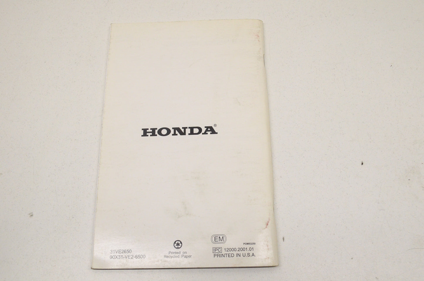 OEM Honda Owner's Manual Rotary Mower Harmony HRB216TXA - HRB216HXA