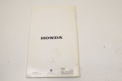 OEM Honda Owner's Manual Rotary Mower Harmony HRB216TXA - HRB216HXA