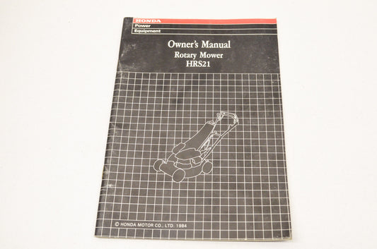 OEM Honda 31VA2030 Owner's Manual HRS21 NOS