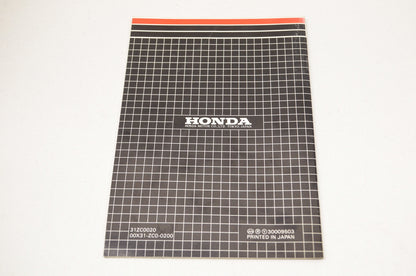 New OEM Honda Owner's Manual EX1000 NOS