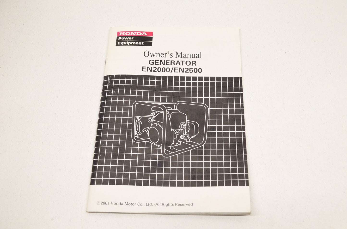 OEM Honda 31ZT2602, 00X31-ZT2-6020 Owner's Manual Generator EN2000/EN2500 NOS
