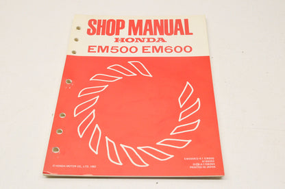 Shop Manual EM500/ EM600 NOS