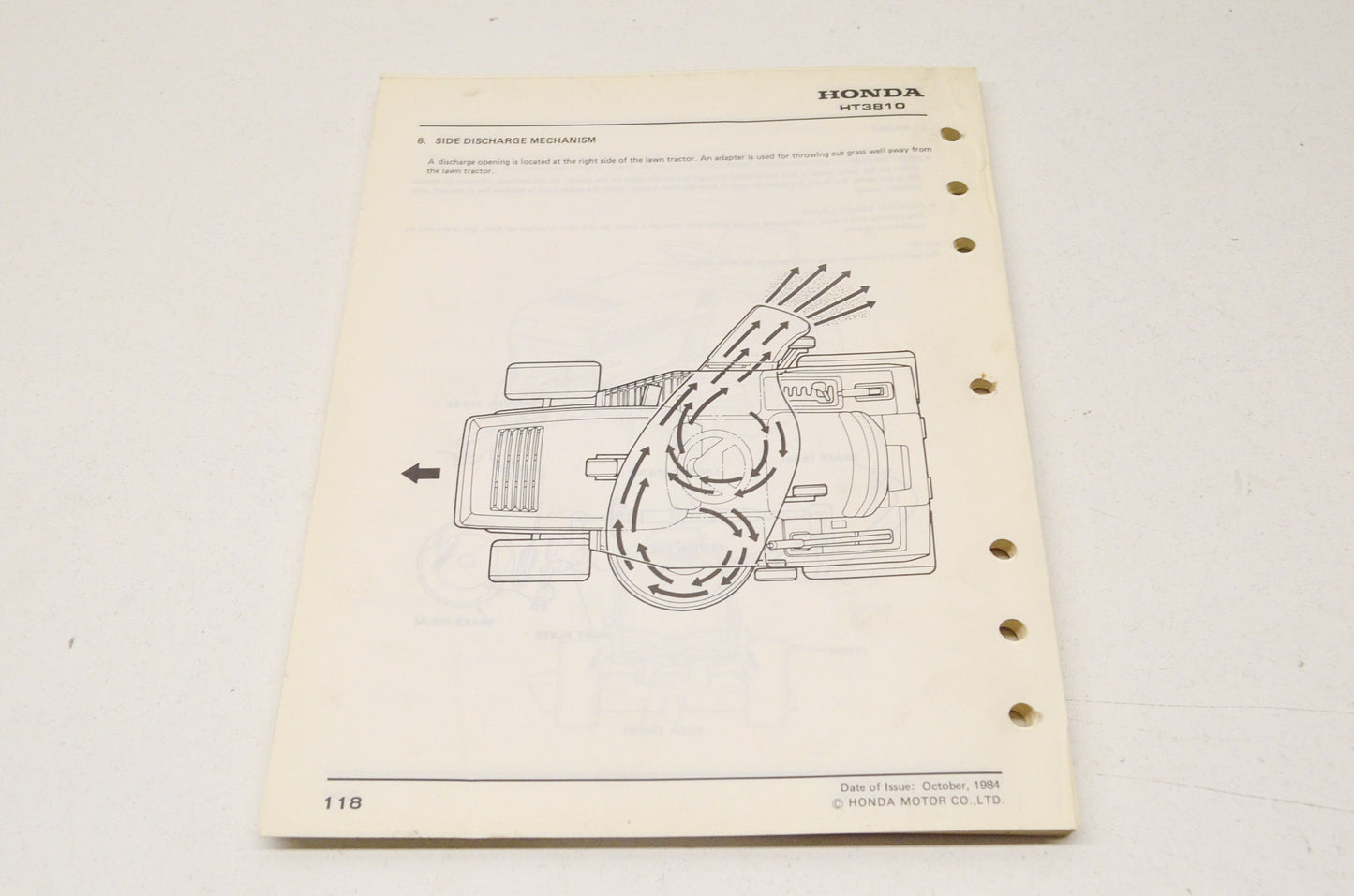 Shop Manual HT3810 NOS