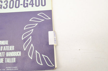 OEM Honda 6688901 Service Manual G300-G400