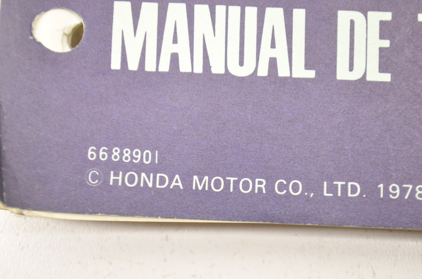 OEM Honda 6688901 Service Manual G300-G400