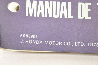 OEM Honda 6688901 Service Manual G300-G400