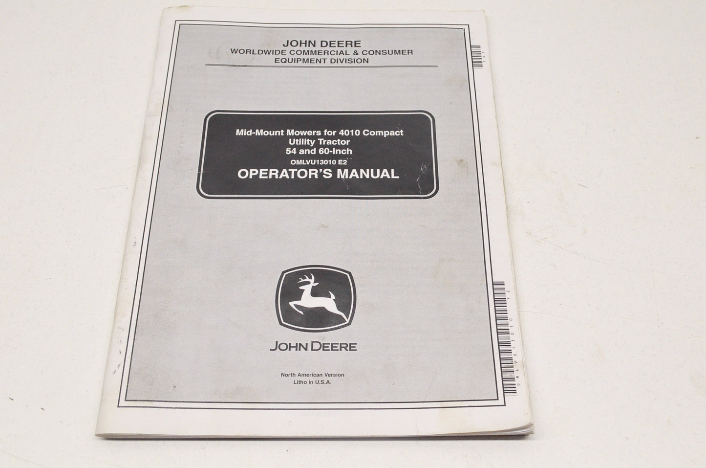 Operator's Manual 4010 Compact Utility Tractor