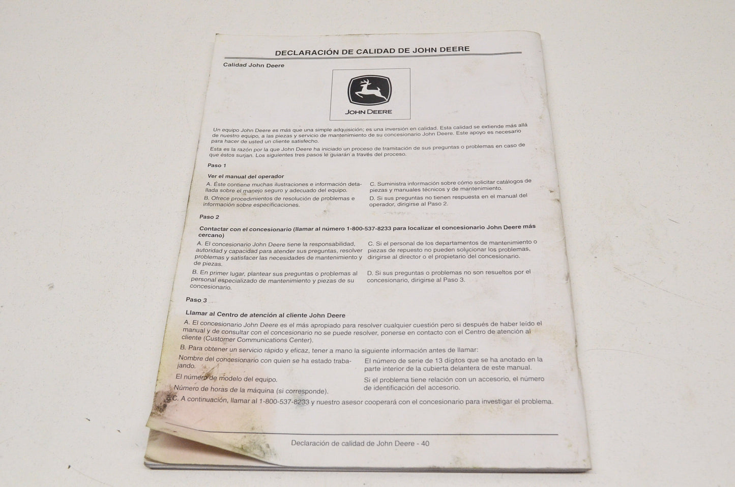 Operator's Manual 4010 Compact Utility Tractor