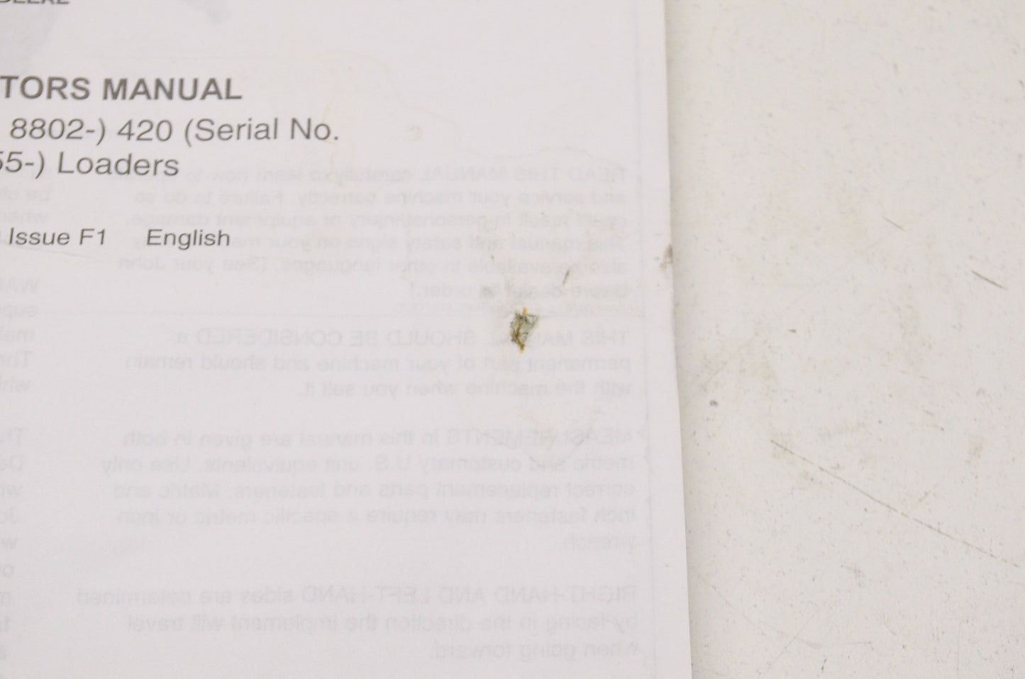 Operator's Manual
