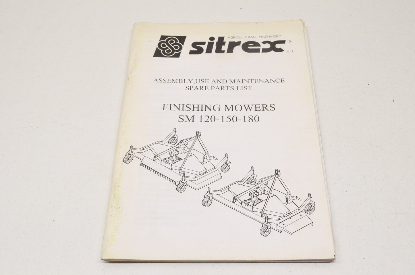 Sitrex Manual Finishing Mowers SM 120-150-180