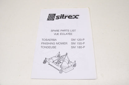 Sitrex Manual Finishing Mowers SM 120-150-180