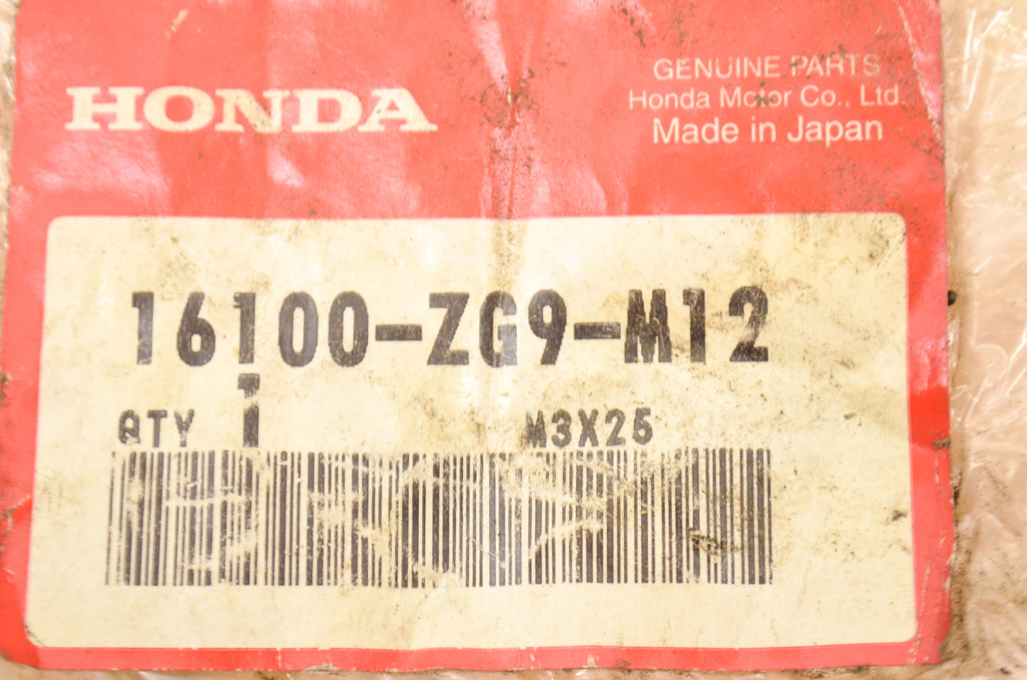 OEM Honda 16100-ZG9-M12 Carburetor Assembly NOS