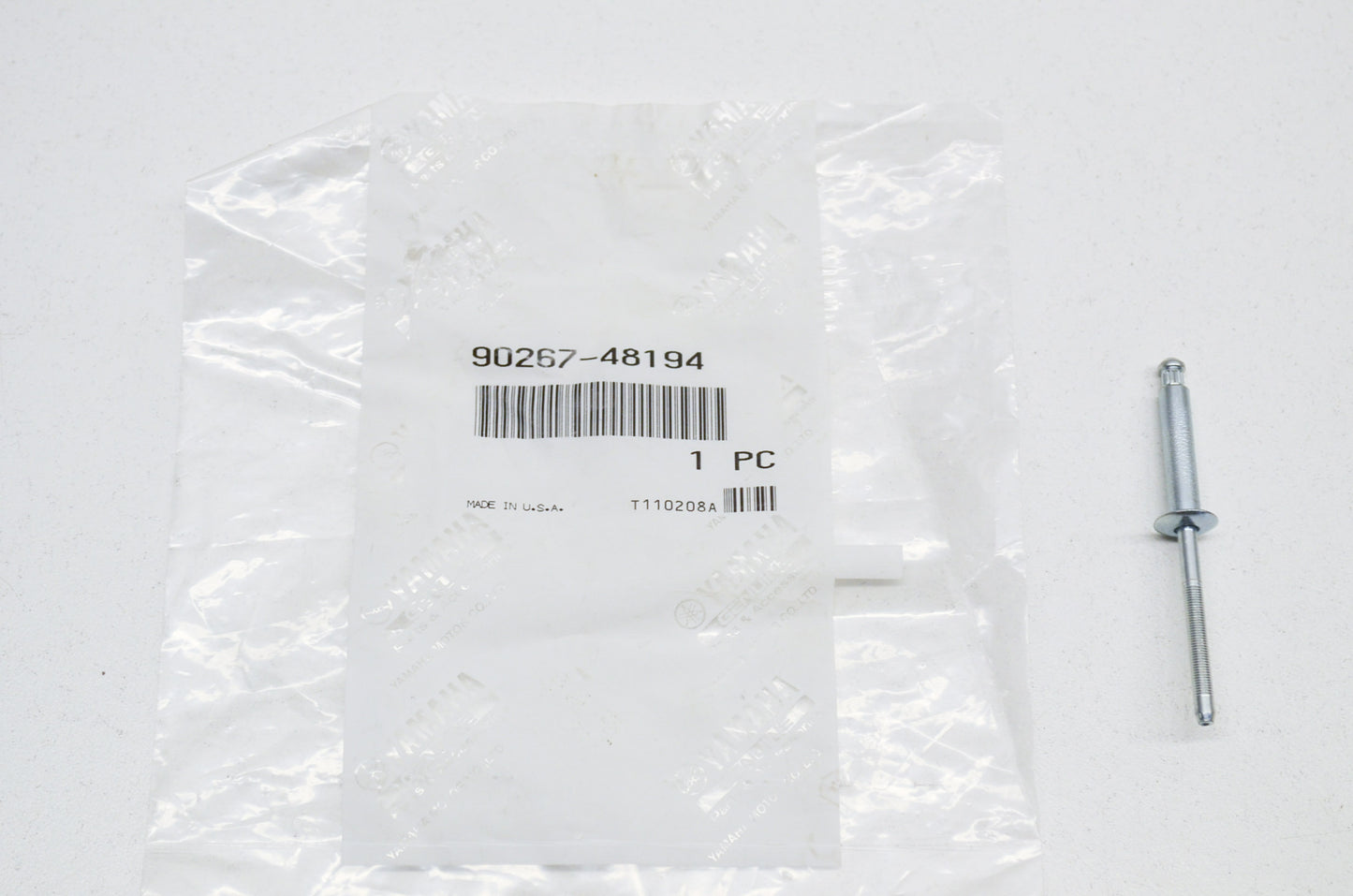 OEM Yamaha 90267-48194-00 Blind Rivet NOS