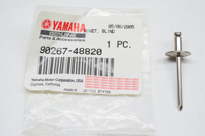 OEM Yamaha 90267-48820-00 Blind Rivet NOS