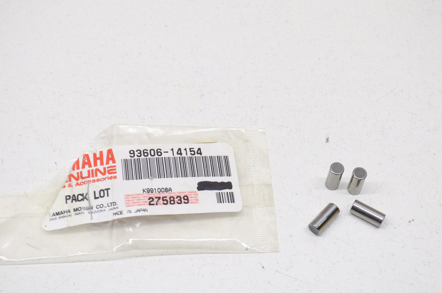 OEM Yamaha 93606-14154-00 Dowel Pin Qty 4 NOS
