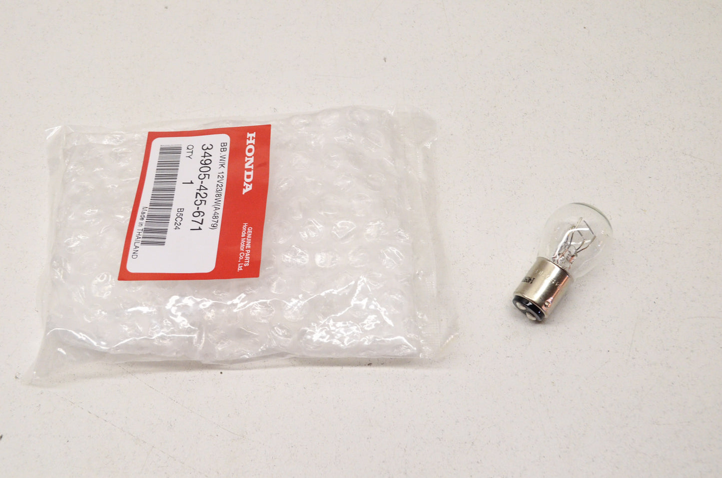 OEM Honda 34905-425-671 Bulb (12V 23/8W) NOS