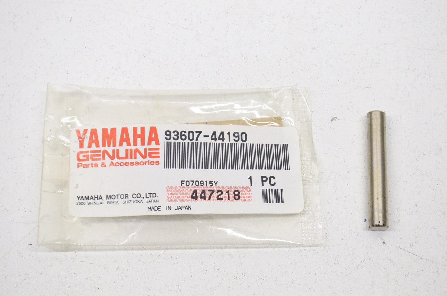 OEM Yamaha 93607-44190-00 Dowel Pin NOS