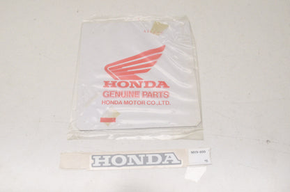 New OEM Honda Seat Cowl Mark NOS