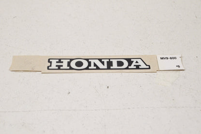 New OEM Honda Seat Cowl Mark NOS