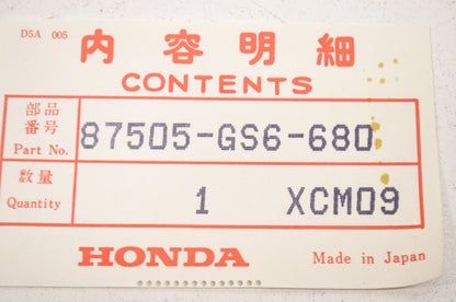 OEM Honda 87505-GS6-680 Tire Label NOS