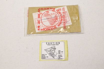 OEM Honda 87506-KR3-670 Mark NOS