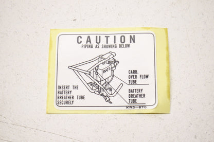 OEM Honda 87506-KR3-670 Mark NOS