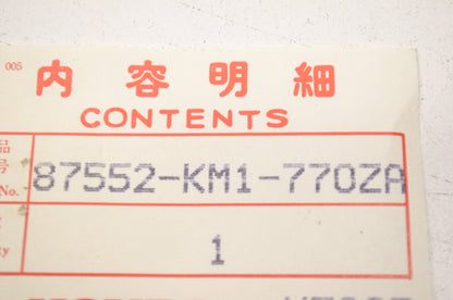 OEM Honda 87552-KM1-770ZA Emblem (TYPE1) NOS