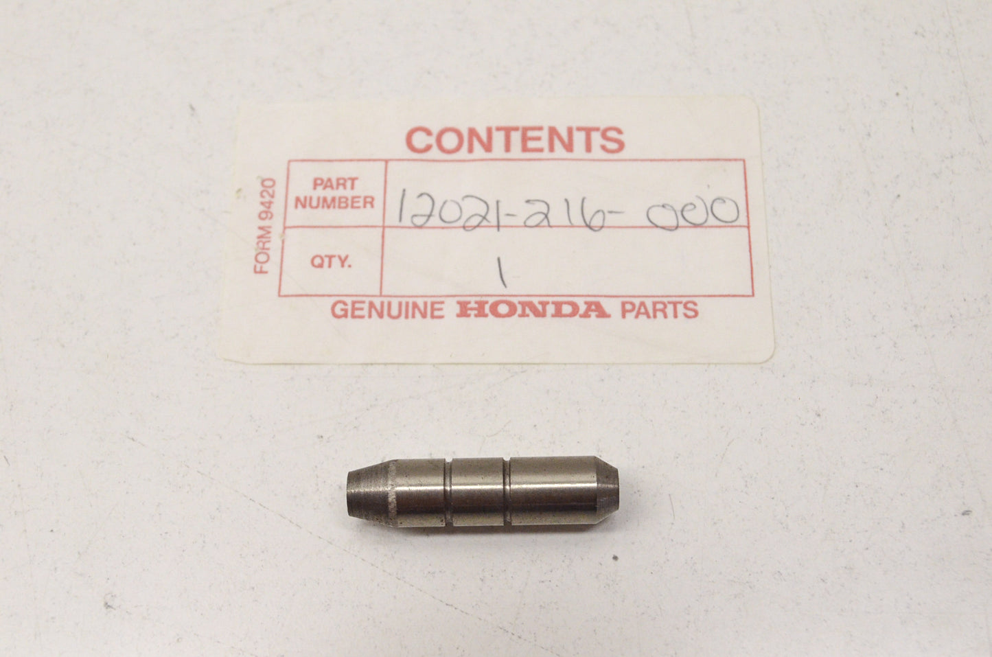 OEM Honda 12021-216-000 Valve Guide NOS