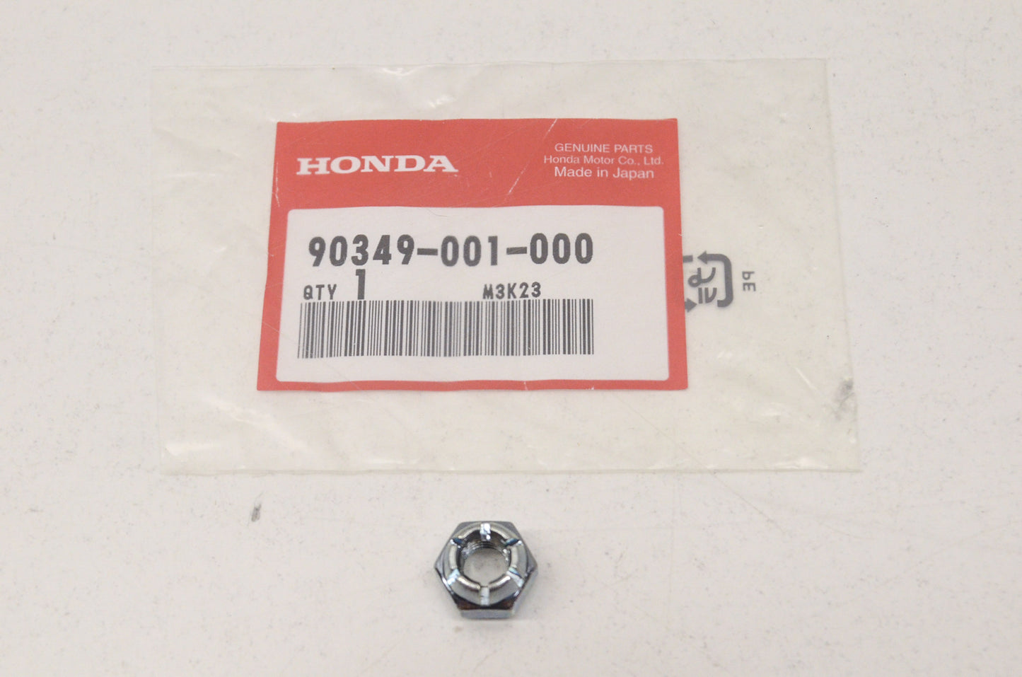 OEM Honda 90349-001-000 Self-Lock Nut 8mm NOS