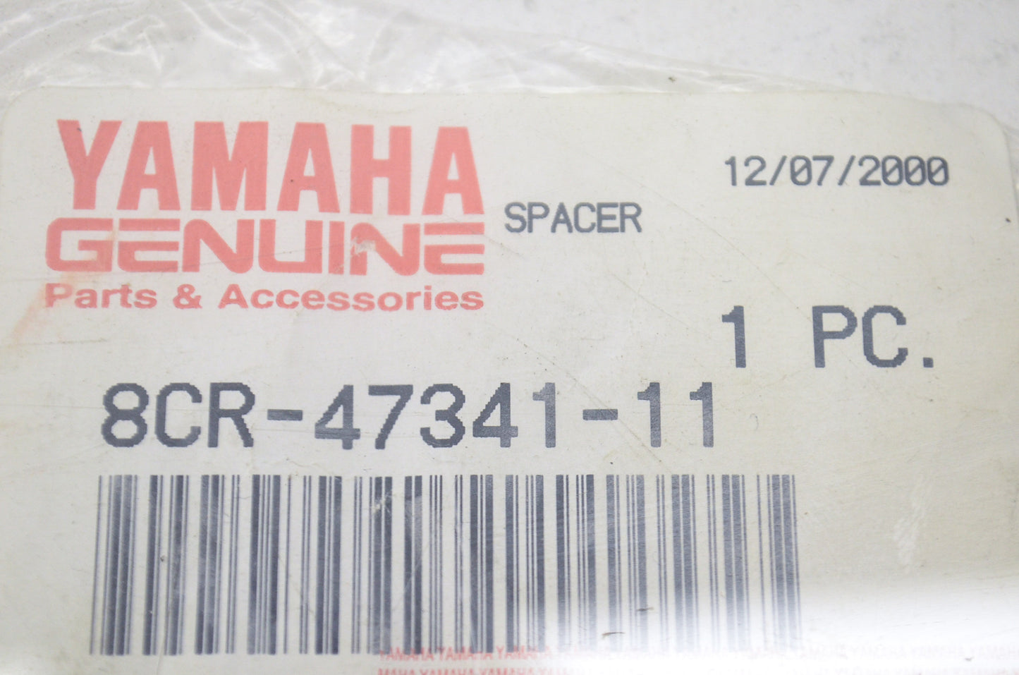 OEM Yamaha 8CR-47341-11-00 Spacer NOS
