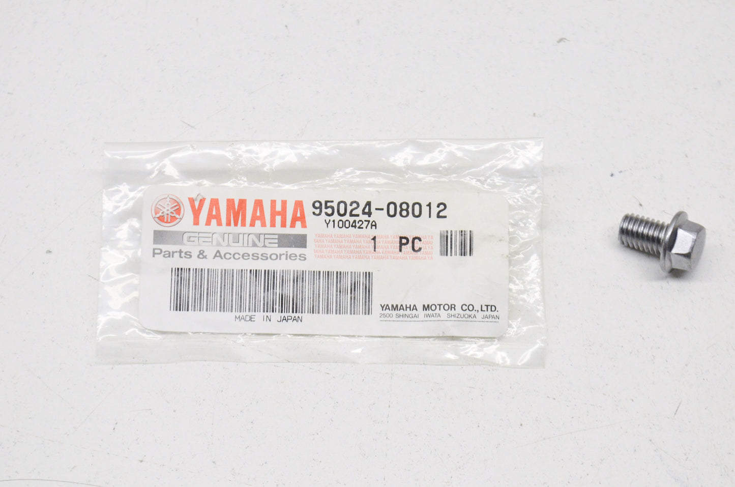New OEM Yamaha 95024-08012-00 Flange Bolt NOS