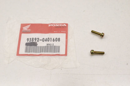 OEM Honda 93892-04016-08 Washer Screw (4X16) Qty 2 NOS