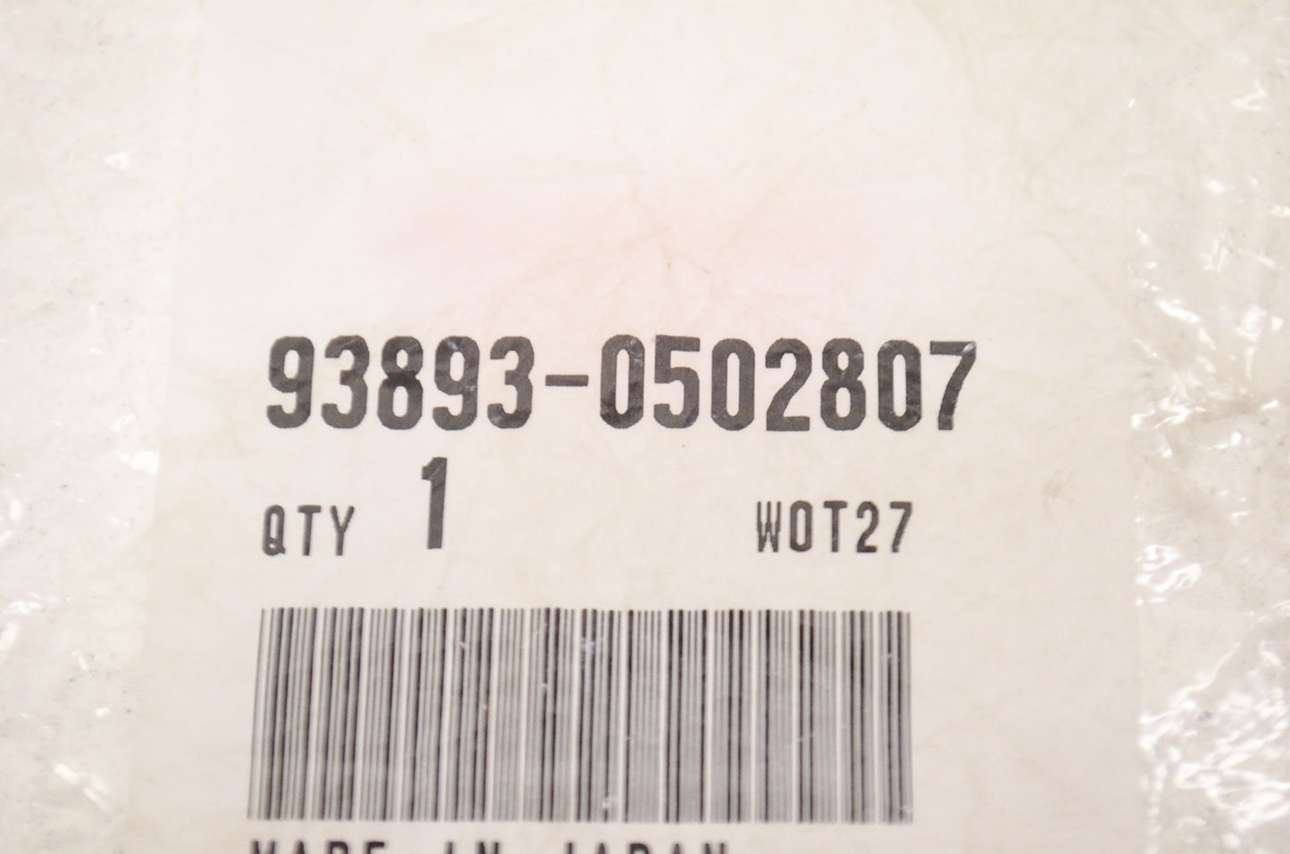 OEM Honda 93893-0502807 Washer Screw 5X28 NOS
