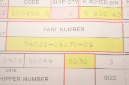 OEM Honda 94021-04070-0S Cap Nut (4MM) NOS
