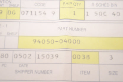 OEM Honda 94050-04000 Flange Nut 4mm NOS
