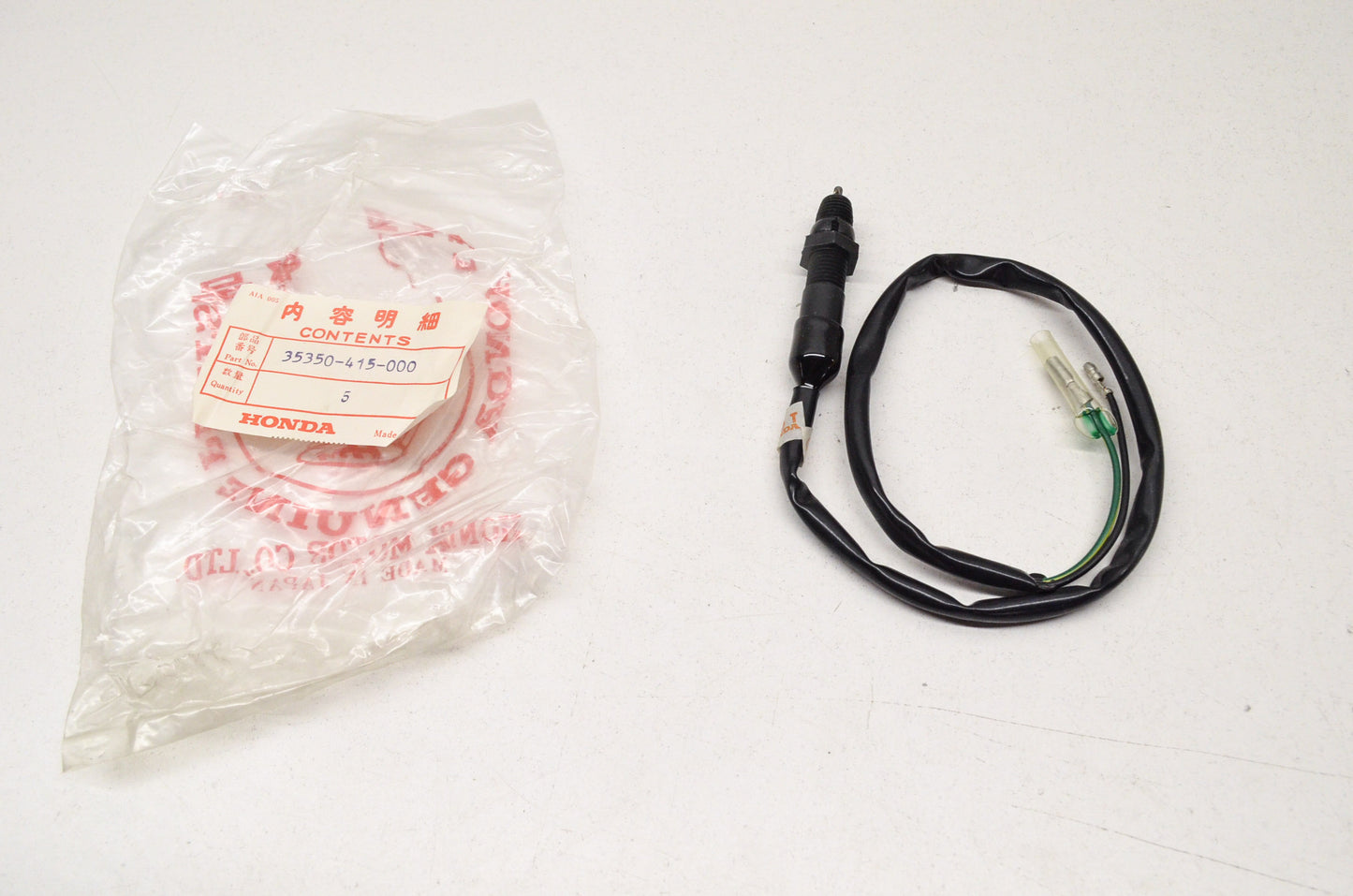 OEM Honda 35350-415-000 Rear Stop Switch NOS