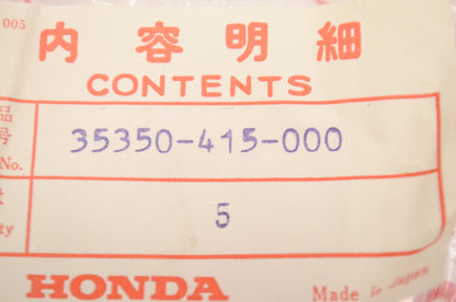 OEM Honda 35350-415-000 Rear Stop Switch NOS