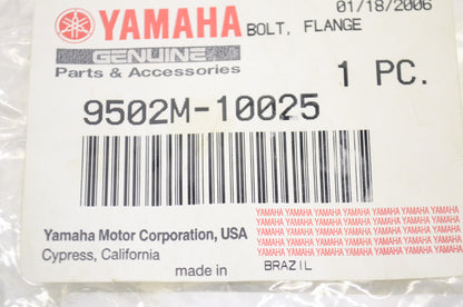 OEM Yamaha 9502M-10025-00 Small Flange Bolt NOS