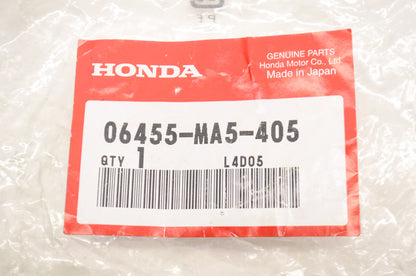 OEM Honda 06455-MA5-405 Brake Pad Kit NOS