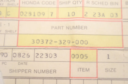 OEM Honda 30372-329-000 Points Cover Gasket NOS