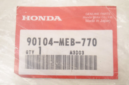 OEM Honda 90104-MEB-770 Flange Bolt (10X120) NOS