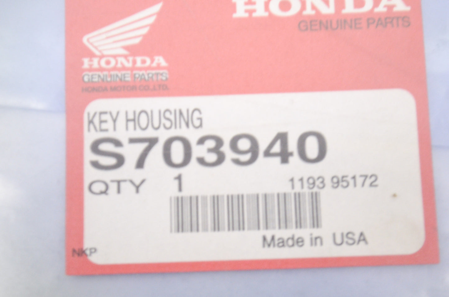 Housing Key NOS