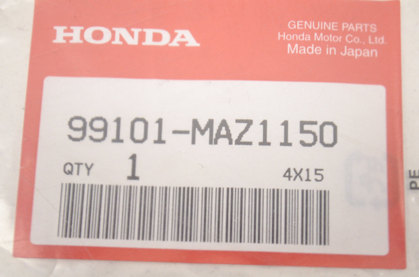 OEM Honda 99101-MAZ-1150 Main Jet #115 NOS