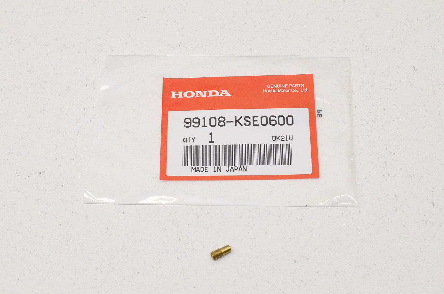 OEM Honda 99108-KSE-0600 Leak Jet (#60) NOS