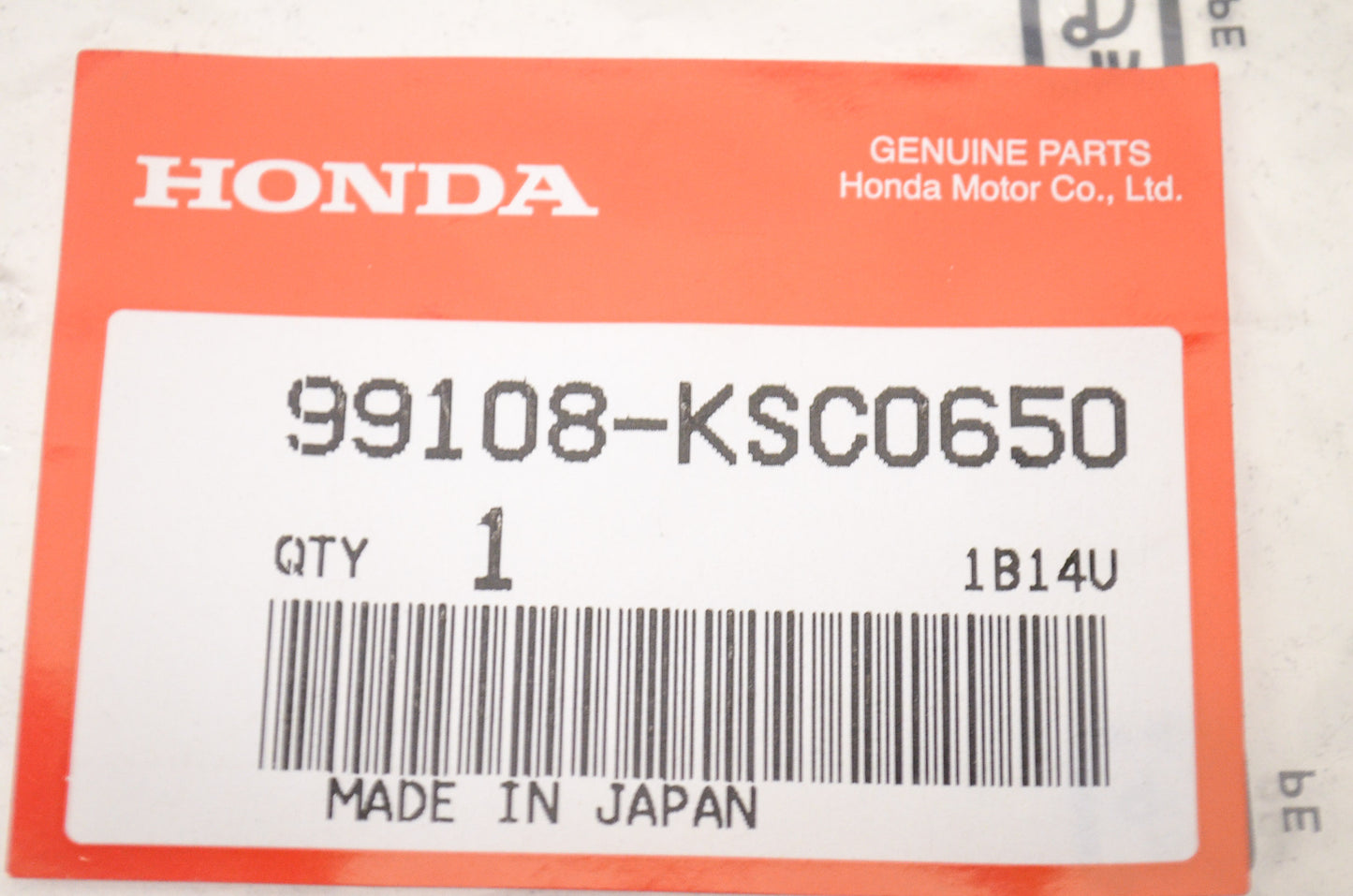 OEM Honda 99108-KSC-0650 Leak Jet (#65) NOS