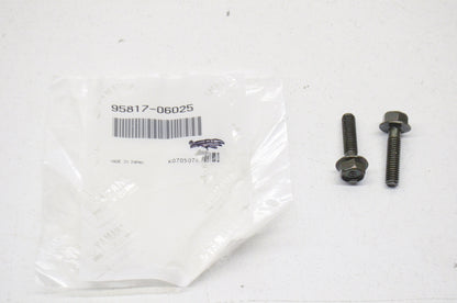 OEM Yamaha 95817-06025-00 Flange Bolt Qty 2 NOS