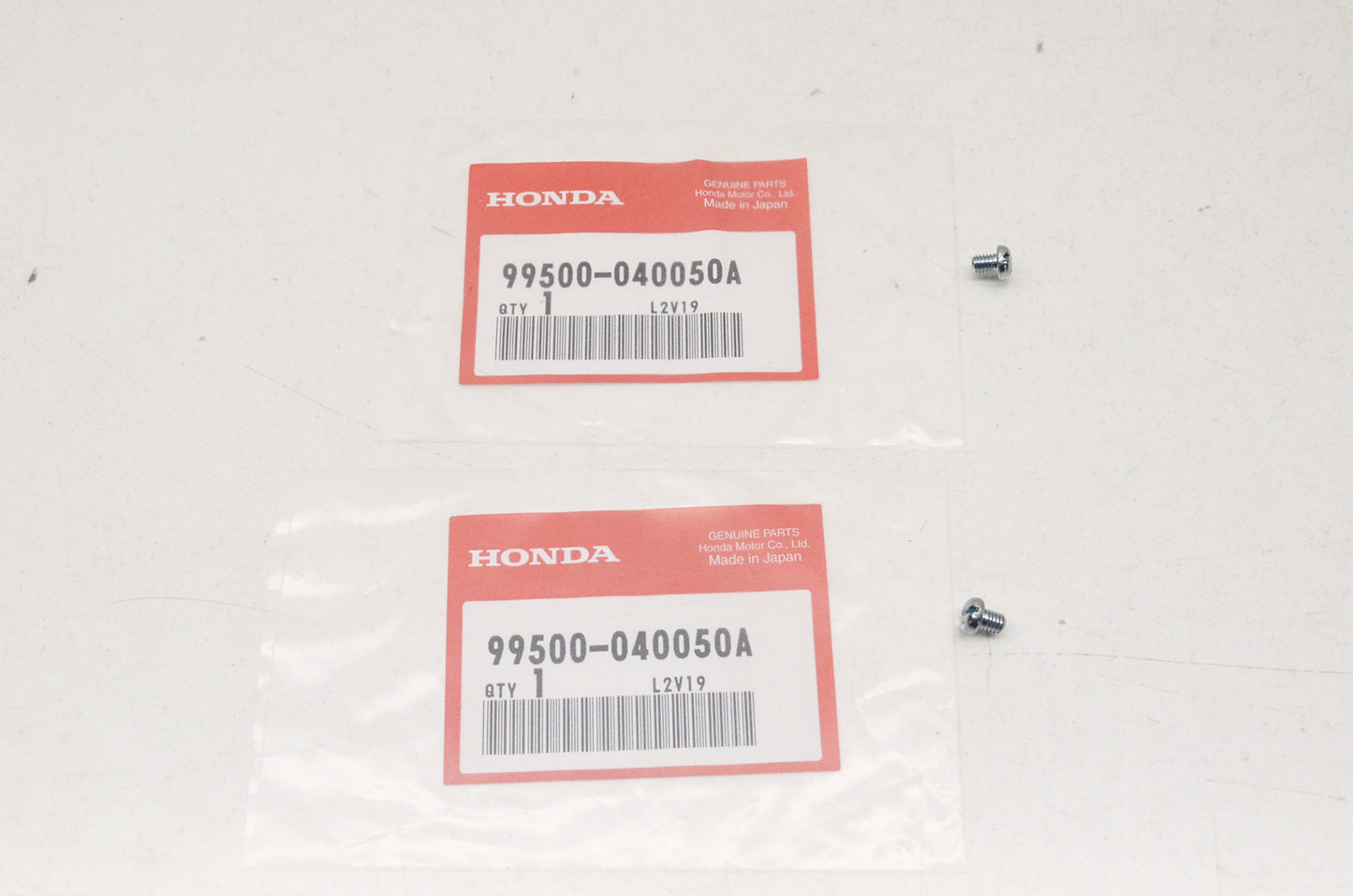 OEM Honda 99500-04005-0A Screw (4X5) Qty 2 NOS