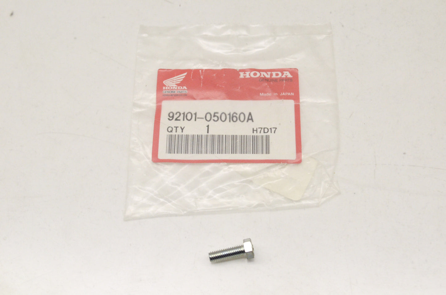 OEM Honda 92101-05016-0A Hex Bolt (5X16) NOS