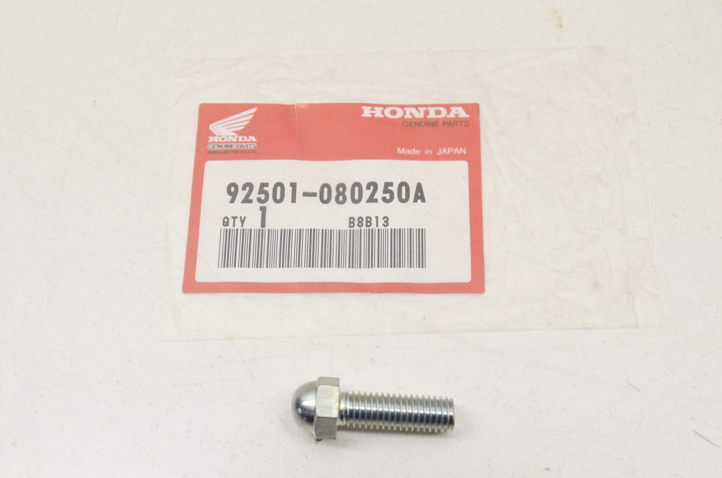 OEM Honda 92501-08025-0A Cap Bolt 8x25 NOS