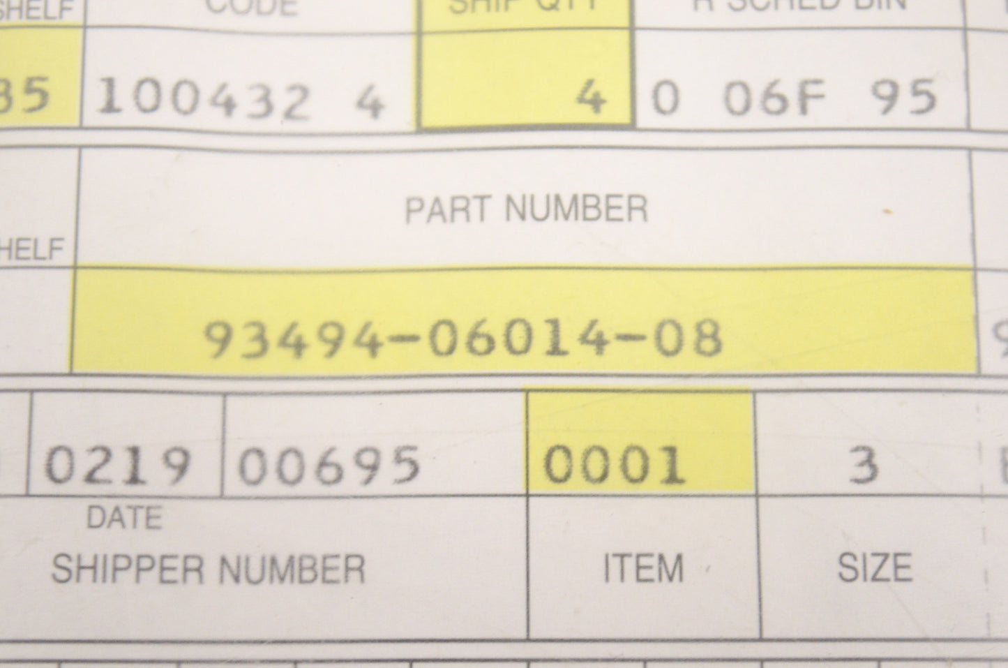 New OEM Honda Bolt and Washer NOS